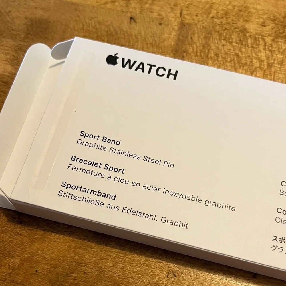 Unisex Apple Midnight Black/Blue Smartwatch Band (41MM)